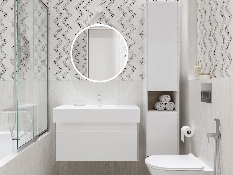 Ванная Монтиони / Бричиола белый Ванная Монтиони / Бричиола белый