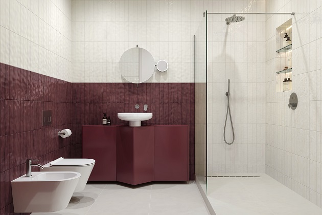Ванная комната с душевой Мажорель / Про Чементо