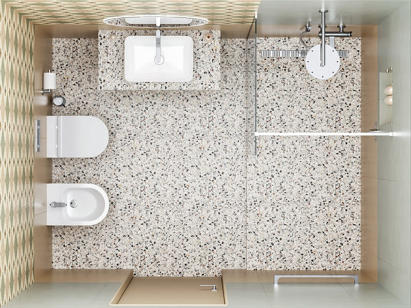 Ванная комната с душевой Арабески Марокко Ванная комната с душевой Арабески Марокко