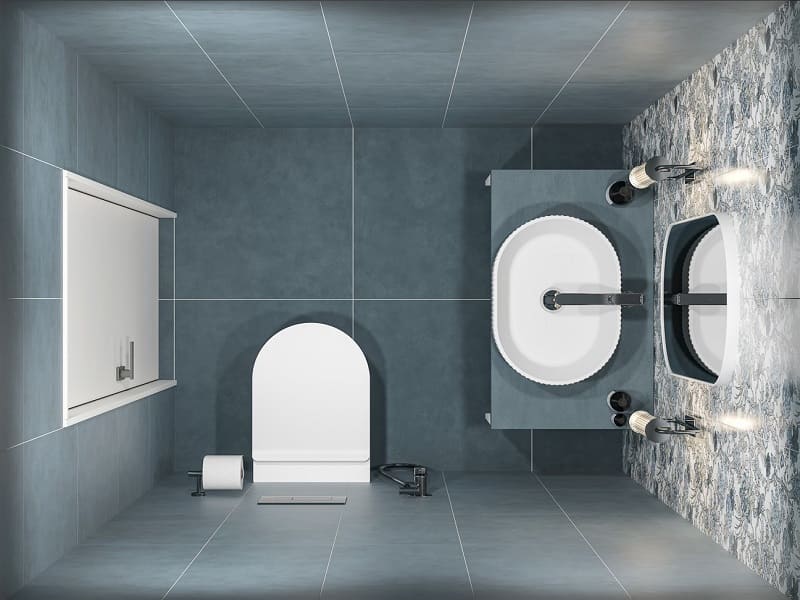 Туалетная комната Жардим / Чементо / Про Чементо Туалетная комната Жардим / Чементо / Про Чементо