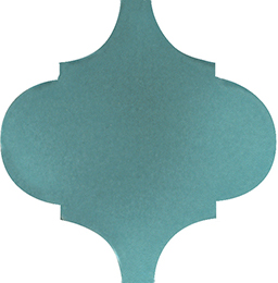 Арабески Майолика бирюза глянцевый 26x30x0,7 Арабески Майолика бирюза глянцевый 26x30x0,7