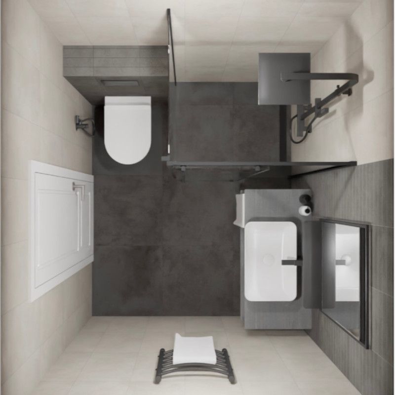 Ванная комната Мирабо серый Ванная комната Мирабо серый