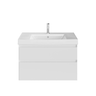 Тумба Cubo/Кубо подвесная с ящиками 80, белая матовая