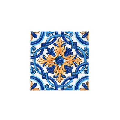 Вставка Капри майолика 9,8x9,8x0,7 Вставка Капри майолика 9,8x9,8x0,7