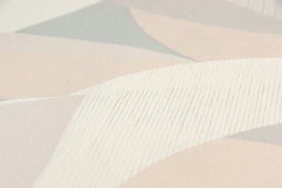 Обои виниловые на флизелиновой основе Шафран мотив, бежевый серый, листья Обои виниловые на флизелиновой основе Шафран мотив, бежевый серый, листья