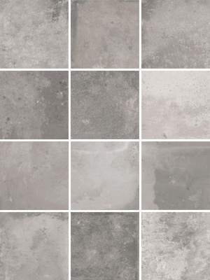 Спартель серый матовый 29,8х39,8x0,7 из 12 частей 9,8x9,8