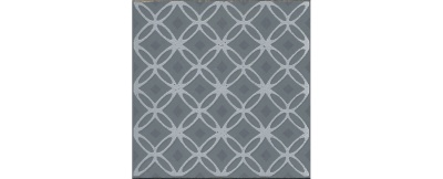 Декор Агуста 1 синий матовый 9,8x9,8x0,7