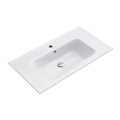 Раковина Piano/Пиано подвесная/мебельная 85, белая глянцевая Раковина Piano/Пиано подвесная/мебельная 85, белая глянцевая