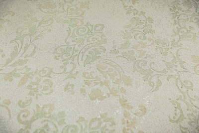 Обои виниловые Флора мотив, зеленый светлый Обои виниловые Флора мотив, зеленый светлый