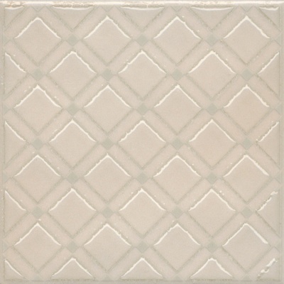 Декор Бахия 1 бежевый светлый глянцевый 9,8x9,8x0,7