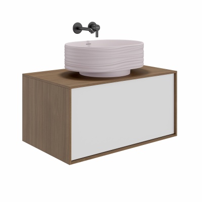 Раковина ARTBASIN Sabbia/АртБейзин Саббья накладная 50, мальва матовая Раковина ARTBASIN Sabbia/АртБейзин Саббья накладная 50, мальва матовая