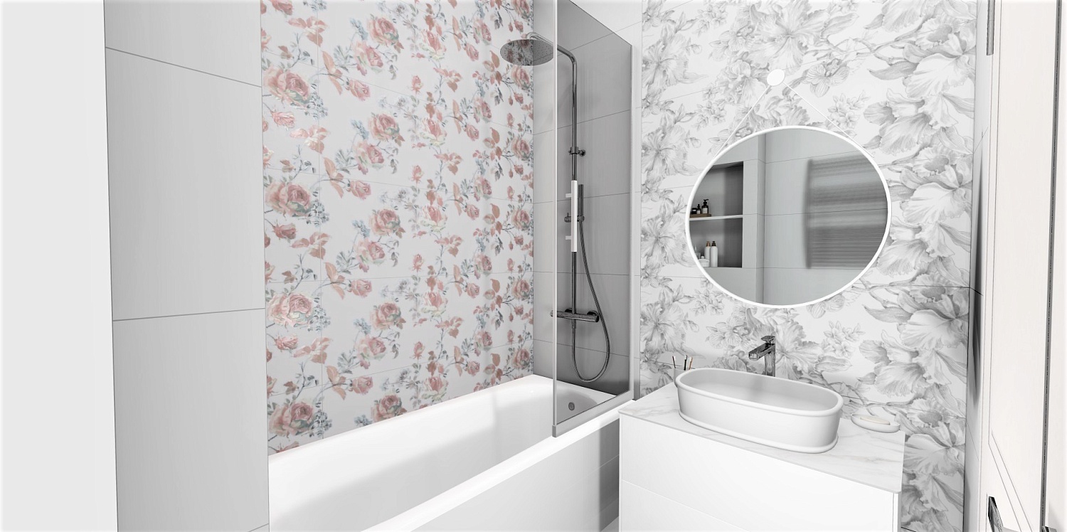 Ванная комната Монфорте / Монте Тиберио Ванная комната Монфорте / Монте Тиберио