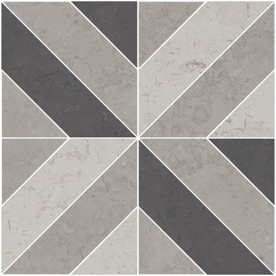 Декор Про Лаймстоун серый матовый 60x60x1,1