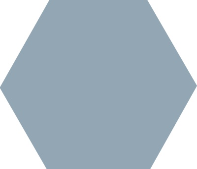 Аньет голубой тёмный матовый 20x23,1x0,69