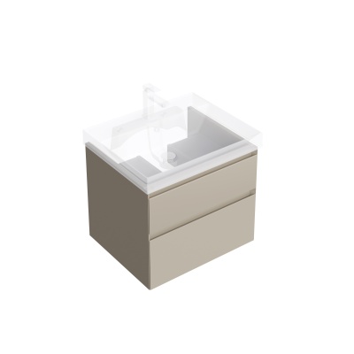 Тумба Cubo/Кубо подвесная с ящиками 60, лимо матовая