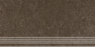 Ступень Руссильон коричневый тёмный матовый обрезной 30x60x0,9