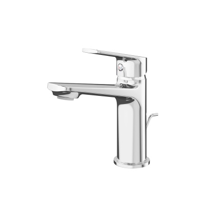 Смеситель для раковины Nota/Нота однорычажный с донным клапаном, 3/8, хром