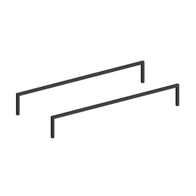 Ножка Atollo/Атолло 110 низкая металлическая, черная матовая Ножка Atollo/Атолло 110 низкая металлическая, черная матовая