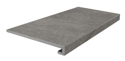 Ступень клееная фронтальная Портленд серый тёмный матовый обрезной 33x80x0,9 Ступень клееная фронтальная Портленд серый тёмный матовый обрезной 33x80x0,9