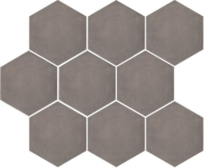 Тюрен коричневый матовый из 9 частей 12x10,4x0,7