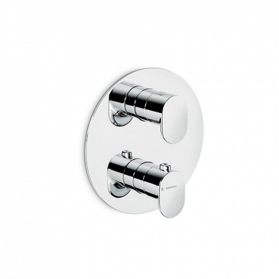 Встраиваемый термостатический смеситель для душа Ole/Оле с регулировкой температуры, хром