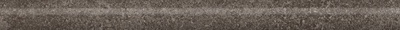 Бордюр Руссильон коричневый тёмный матовый обрезной 30x2,5x1,9