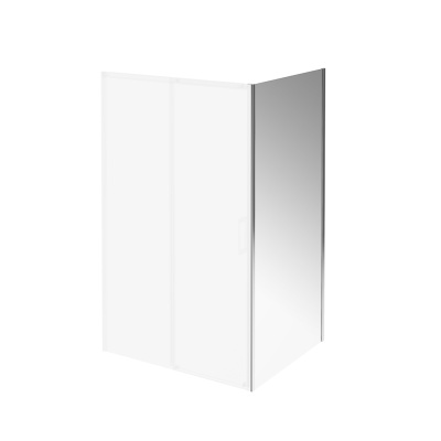 Душевая боковая панель Vetro/Ветро, 100х195, хром