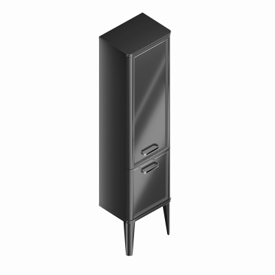 Пенал Pompei/Помпеи напольный\подвесной 150, черный глянцевый Пенал Pompei/Помпеи напольный\подвесной 150, черный глянцевый