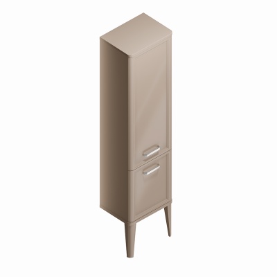 Пенал Pompei/Помпеи напольный\подвесной 150, камео бежевый глянцевый Пенал Pompei/Помпеи напольный\подвесной 150, камео бежевый глянцевый