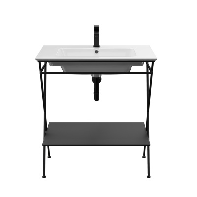 Металлическая структура Piano Next/Пиано Некст напольная 75, черная матовая Металлическая структура Piano Next/Пиано Некст напольная 75, черная матовая