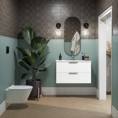 Тумба Piano Forte/Пиано Форте подвесная 85 см, 2 ящика, белый глянцевый Тумба Piano Forte/Пиано Форте подвесная 85 см, 2 ящика, белый глянцевый