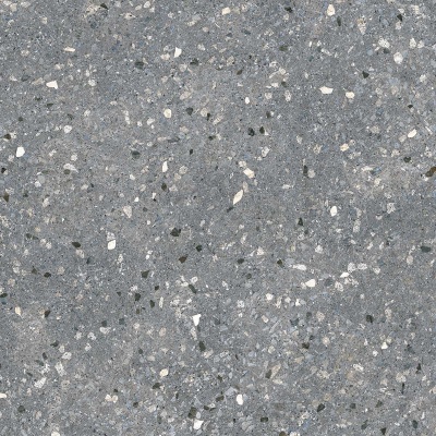 Терраццо серый тёмный обрезной 60x60x0,9