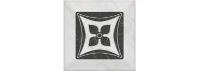 Декор Келуш 2 грань черно-белый 9,8x9,8x0,92 Декор Келуш 2 грань черно-белый 9,8x9,8x0,92