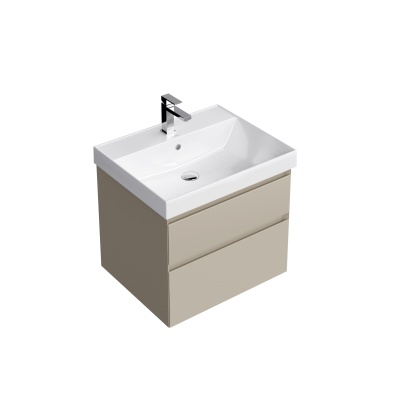 Тумба Cubo/Кубо подвесная с ящиками 60, лимо матовая