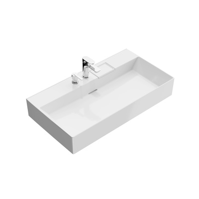 Раковина Logica/Лоджика мебельная\подвесная с двумя отверстиями 90, белая глянцевая Раковина Logica/Лоджика мебельная\подвесная с двумя отверстиями 90, белая глянцевая