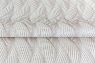 Обои виниловые Трессаж мотив, бежевый