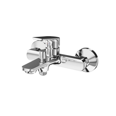 Смеситель для ванны NOTA настенный с дивертором ванна/душ, без лейки, хром