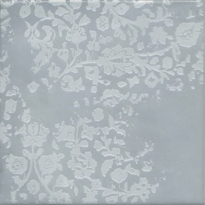 Декор Адриатика 1 голубой глянцевый 20x20x0,69