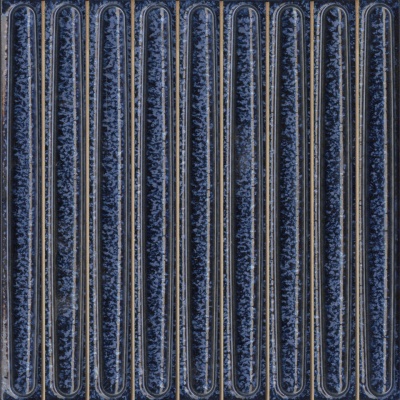 Декор чипсет Далия синий глянцевый 20x20x0,95