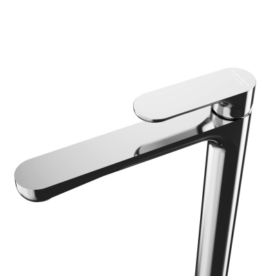 Смеситель для раковины OLE однорычажный высокий без донного клапана, хром глянец