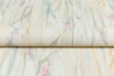 Обои виниловые на флизелиновой основе Отражение мотив, цветной светлый