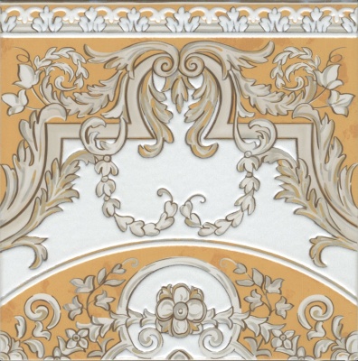 Декор Алмаш продолжение угла жёлтый 30x30x0,8 Декор Алмаш продолжение угла жёлтый 30x30x0,8