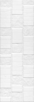 Бьянка белый глянцевый антик 20x60x0,9