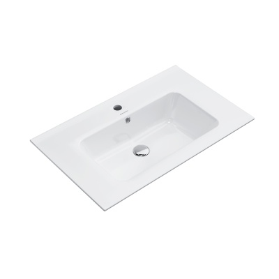 Раковина PIANO подвесная/мебельная 75, белая глянцевая Раковина PIANO подвесная/мебельная 75, белая глянцевая