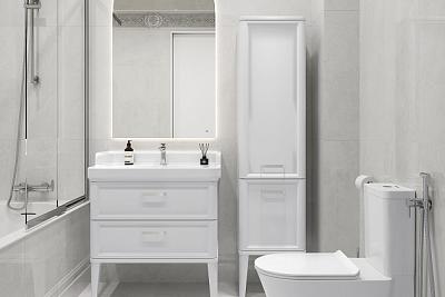 Ванная комната Монте Тиберио Серый