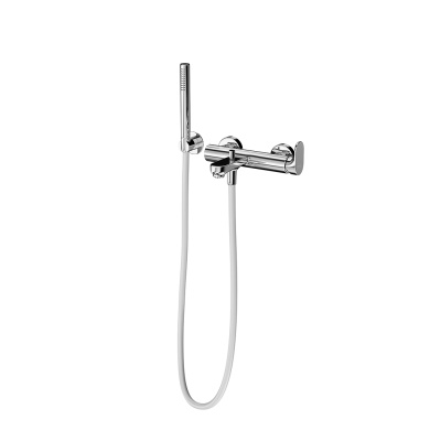Ручной душ OLE с держателем для лейки и шлангом, без вывода для подачи воды, хром Ручной душ OLE с держателем для лейки и шлангом, без вывода для подачи воды, хром
