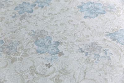 Обои виниловые Азулежу мотив, светло-бежевый