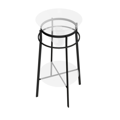 Металлическая структура CONO напольная 44, черная матовая