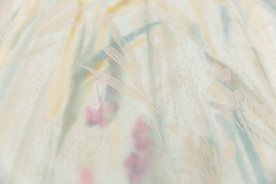 Обои виниловые на флизелиновой основе Отражение мотив, цветной светлый