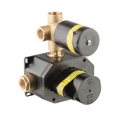 Универсальная внутренняя часть для термостатического смесителя на три потока для душа Универсальная внутренняя часть для термостатического смесителя на три потока для душа